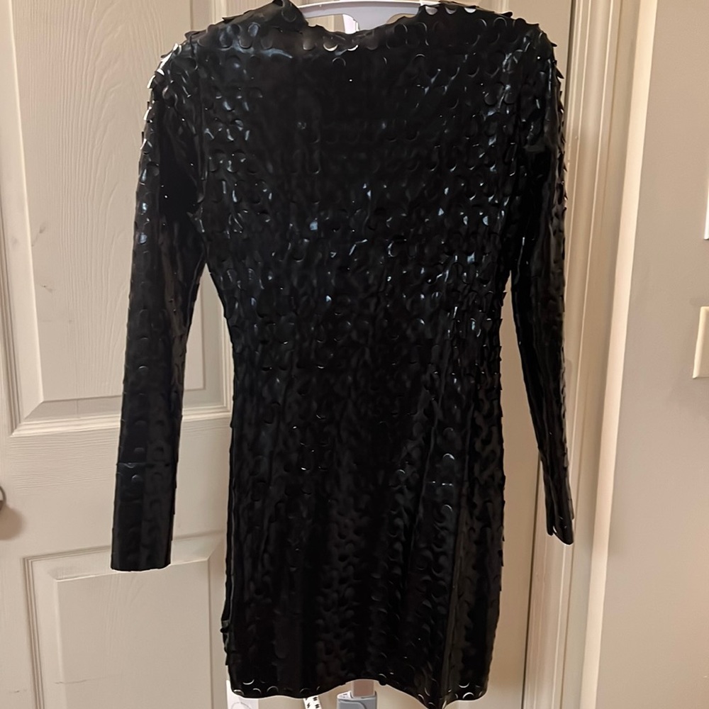 Black, jojo cutout mini bodycon dress